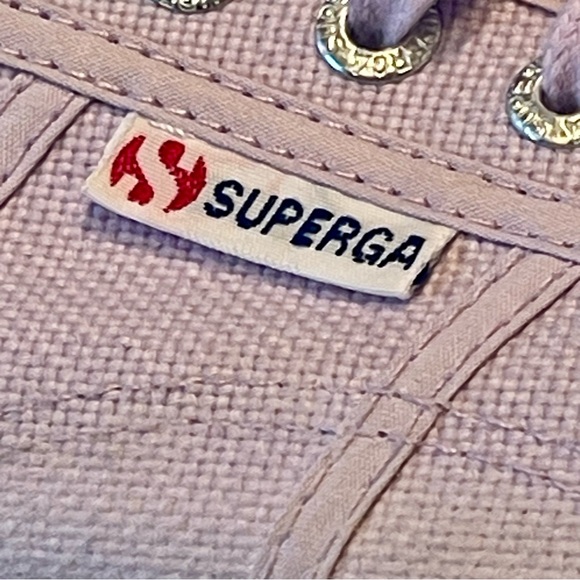 Superga 2790 Acot Platform Sneakers Size 8 1/2 Great Condition Chunky Violet - Picture 11 of 16